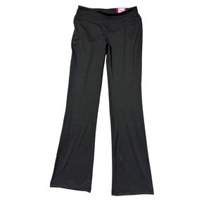 SO Active Girls Black Luxe Flare Leg Yoga Pants Leggings Size L 10/12 NWT J4